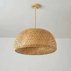 Nido woven bamboo pendant light – view 5