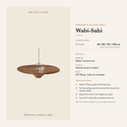 Wabi-Sabi pendant light dimensions and installation guide – Maison Liane