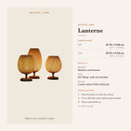 Lanterne bedside lamp dimensions and instructions – Maison Liane