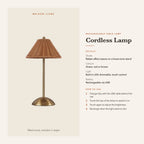 Cordless table lamp details and how to use – Maison Liane